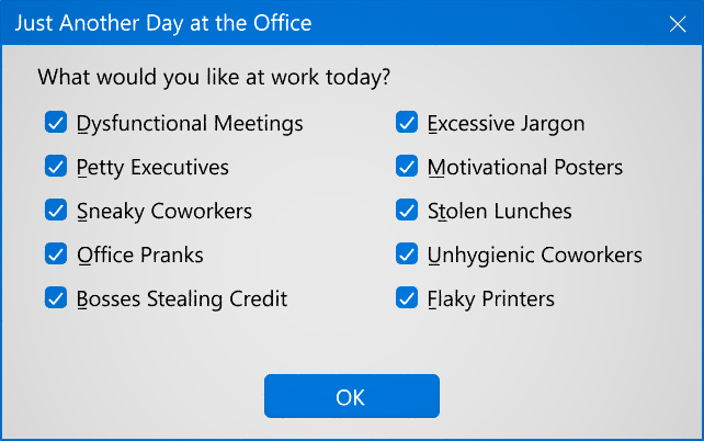 Dialog Box